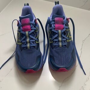 New Balance DynaSoft Nitrel v4 Blue Yellow Pink Mesh Women’s Shoes